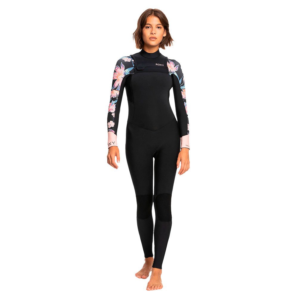 Long John Feminino Roxy Swell Series 3/2mm FZ - Anthracite Long John Feminino Roxy Swell Series 3/2mm FZ - Anthracite