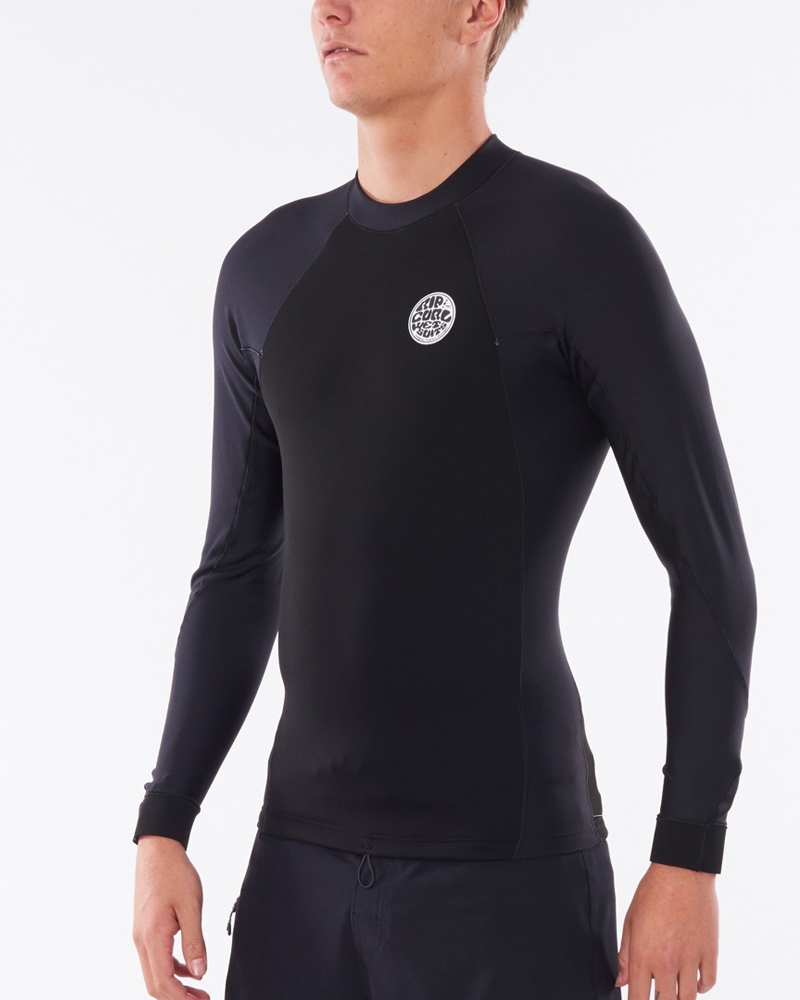 Camiseta Neolycra Rip Curl Flashbomb Neo Poly 0,5mm E6 LS - Preto