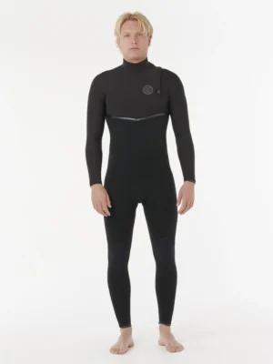 Roupa de Borracha Long John Rip Curl E-Bomb E7 2/2 mm Manga Longa Sem Zíper - Preto - Tam. MG