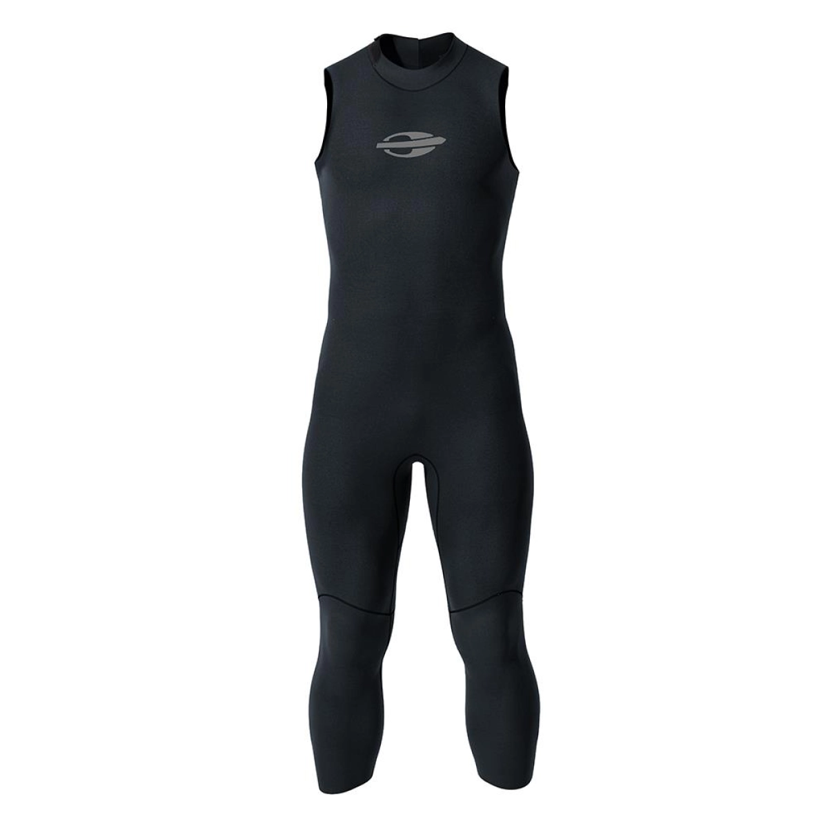 Long John Mormaii Masculino Sem Manga Zíper nas Costas 2mm Triathlon Natação – Preto – Tam. PM