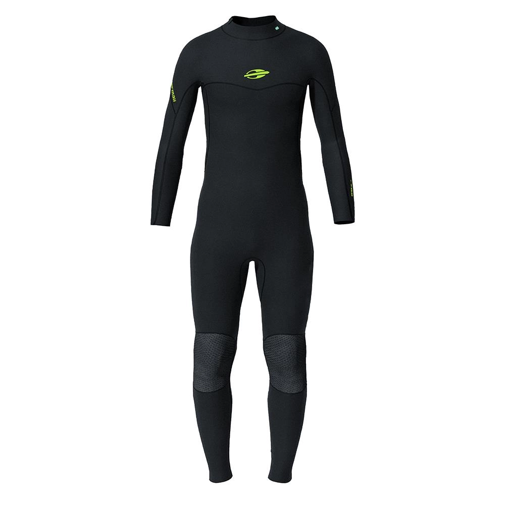 Long John Infantil Mormaii Budline 2 mm Manga Longa Zíper nas Costas – Preto – Tam. A8